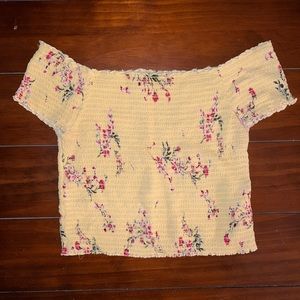 Kendall & Kylie off the shoulder crop top size medium. Worn once.